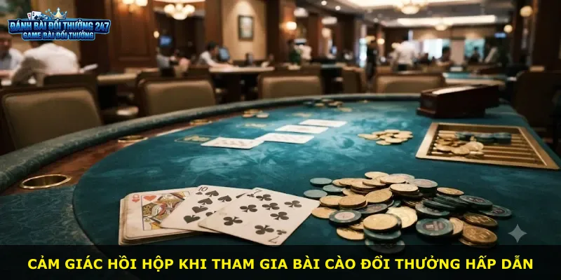 Cảm giác hồi hộp khi tham gia Bài Cào Đổi Thưởng hấp dẫn