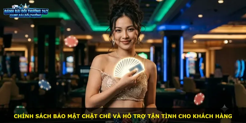 Chính sách bảo mật chặt chẽ và hỗ trợ tận tình cho khách hàng