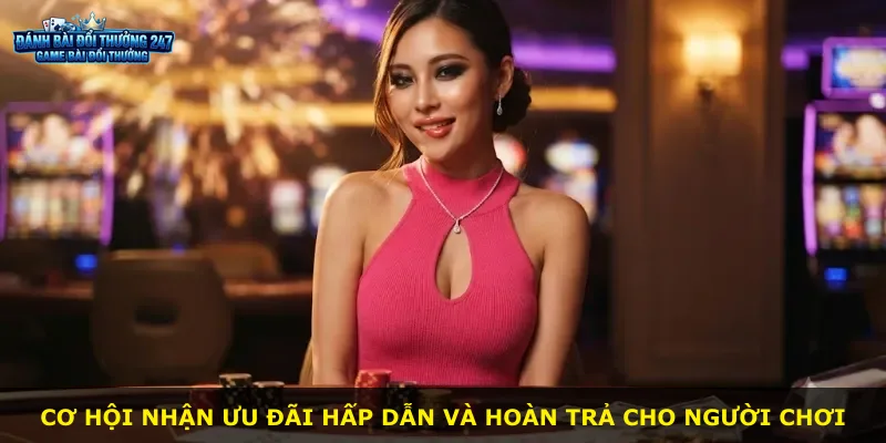 Cơ hội nhận ưu đãi hấp dẫn và hoàn trả cho người chơi