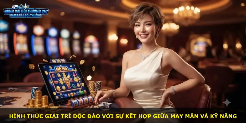 Hình thức giải trí độc đáo với sự kết hợp giữa may mắn và kỹ năng