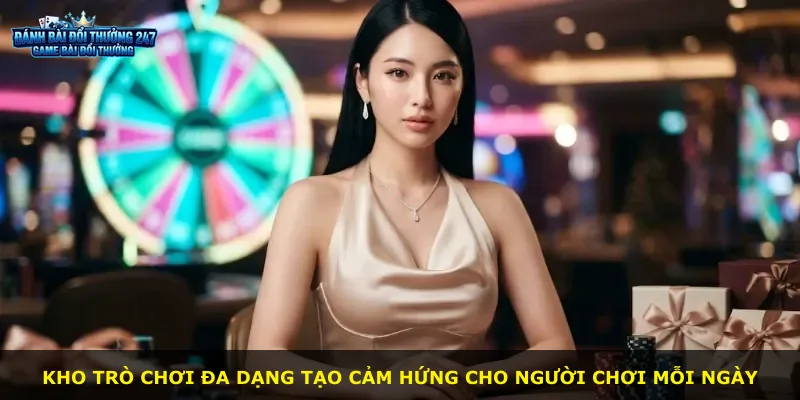 Kho trò chơi đa dạng tạo cảm hứng cho người chơi mỗi ngày